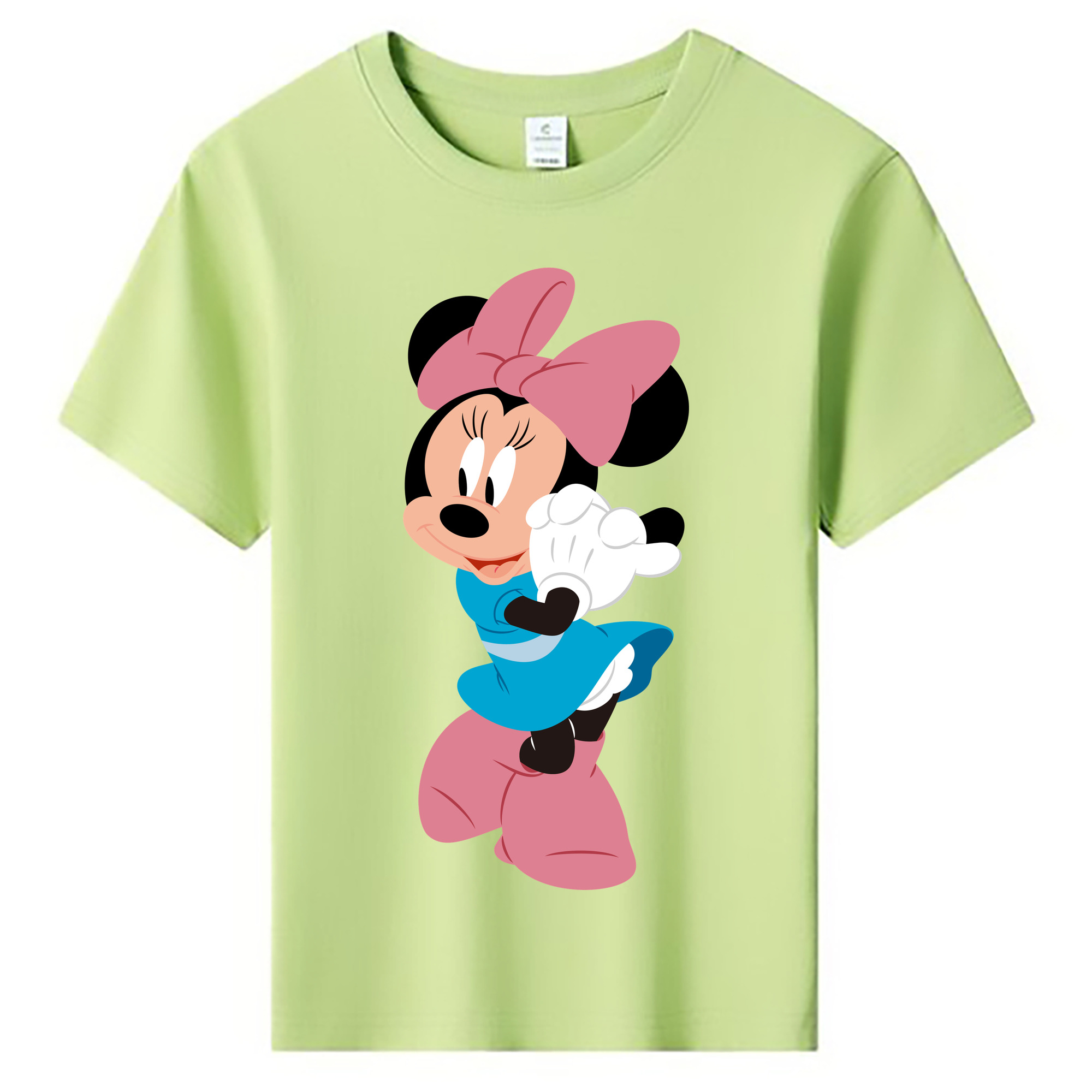 ミッキーマウス Mickey Mouse 綿100％キッズTシャツ（フロントプリント）
